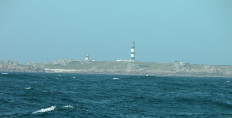 Le phare du Crach au Nord Ouest de l'Ile 